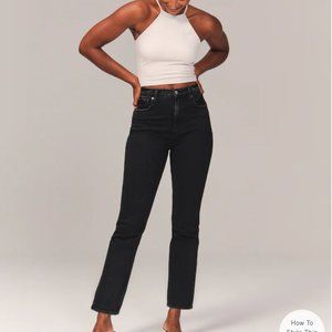 Curve Love Ultra High Rise Ankle Straight Jeans